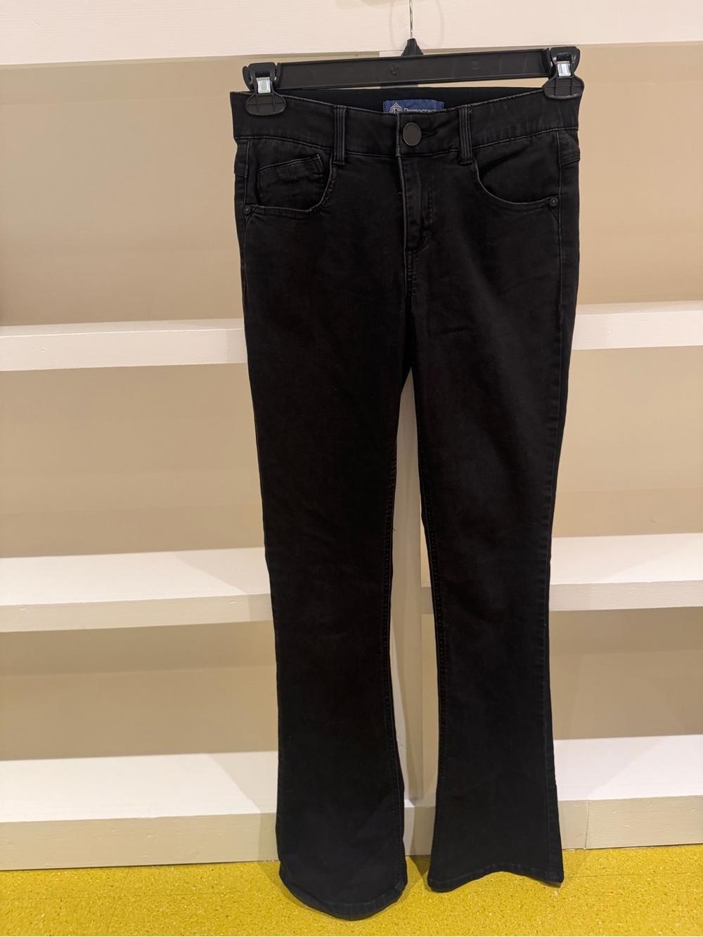 Democracy Ab Solution Black Bootcut Jeans (Size 4)